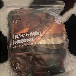 Revlon Luxe Satin Bonnet - Brown & Copper Tie-Dye (LIMITED EDITION)